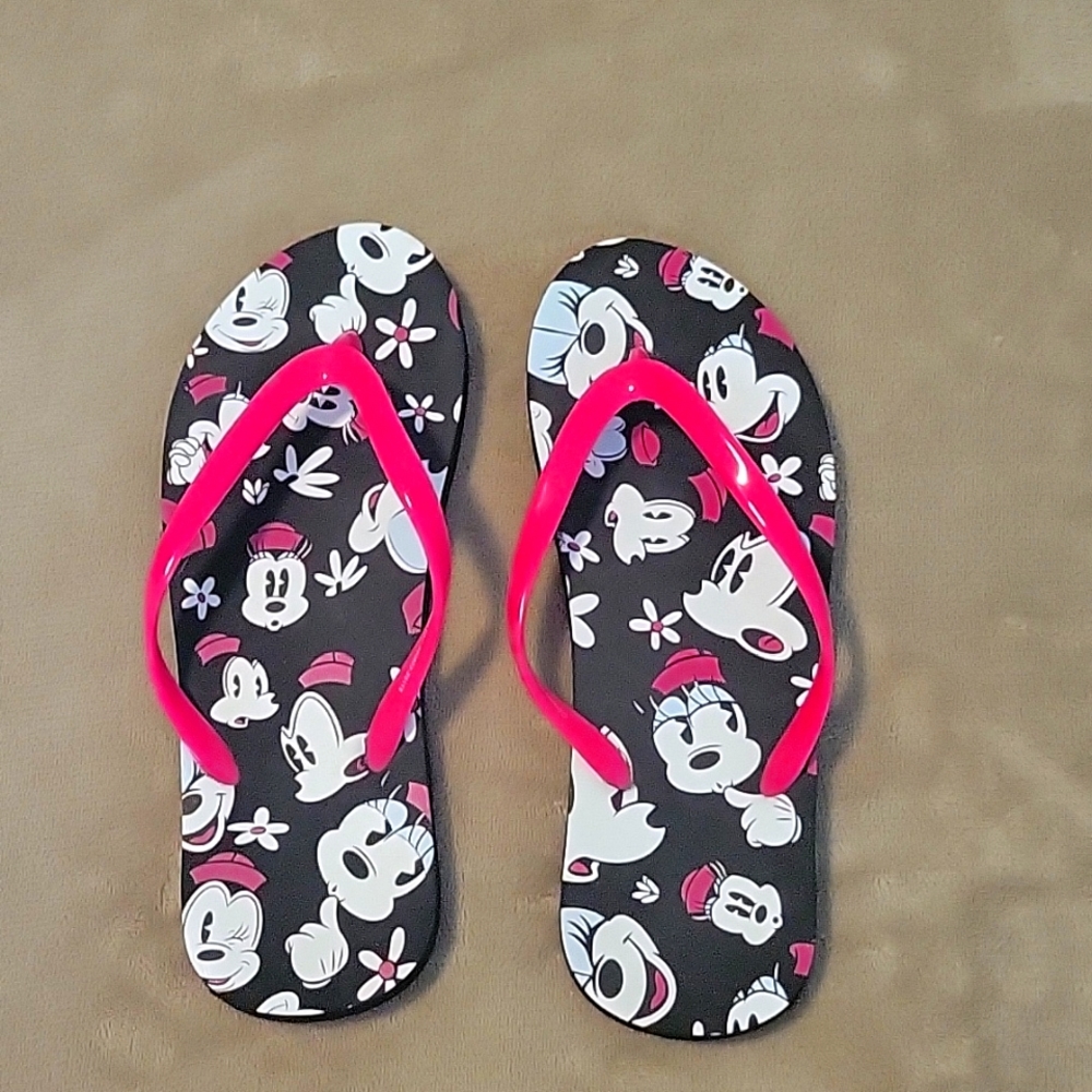 Cute Disney Minnie Mouse flip-flops